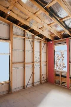 Interior of  construction  home 写真素材