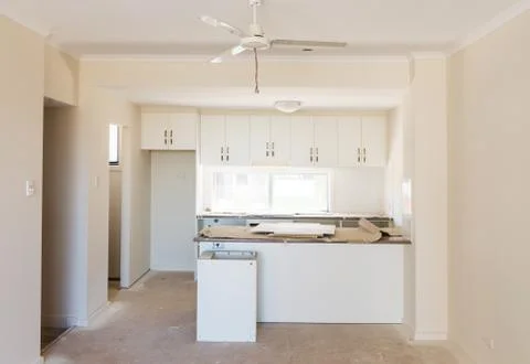 Interior of  construction  home Stock-Fotos