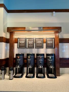 The Interior of the Corner Bakery in the Buckhead area of the Atlanta, Georgi Stock Photos