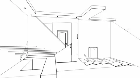 Interior creation Stock Footage