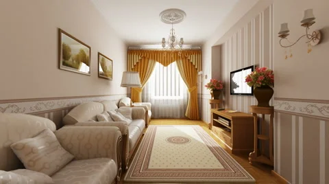 Interior creation Stock Footage 5691124