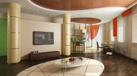 Interior creation Stock Footage 33348334