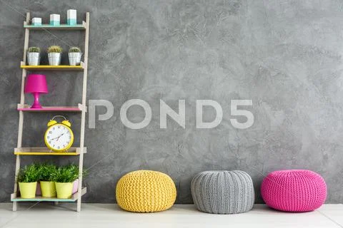 Interior with a creative look Stock Photos