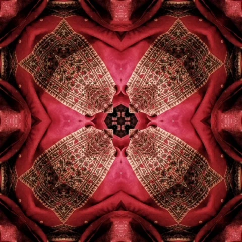 Interior decoration idea. Abstract pattern for the any fashion background Stock Footage 275327138