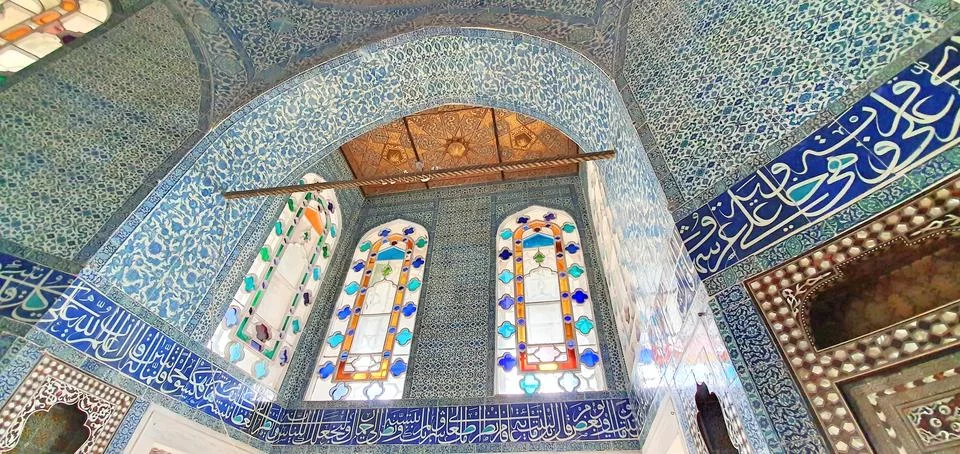 Interior decoration inside the Topkapi Palace of the great Ottoman Empire Stock-Fotos