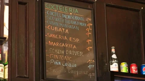 Interior decorations around the streets in Havana City in Cuba 库存影片 172494343