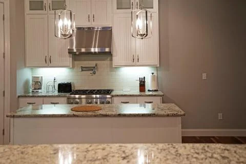 Interior design and kitchen architecture Stock Photos