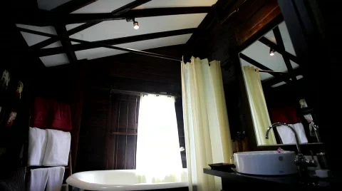 INTERIOR DESIGN BATHROOM Stock Footage 829225