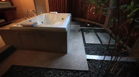 INTERIOR DESIGN BATHROOM Stock Footage 8861297