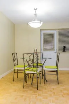 Interior design of dining room Stock Photos