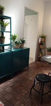 Interior design at an IKEA outlet in Bekasi Indonesia. Interior design of living Stock Photos