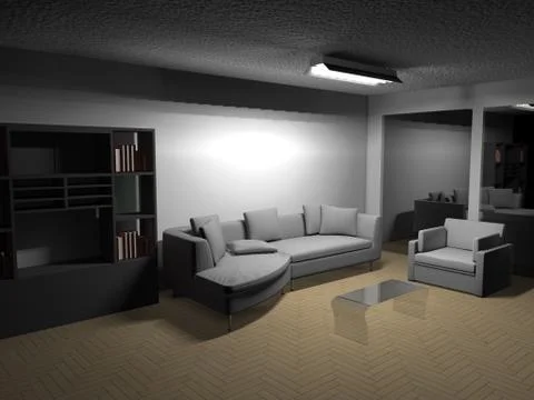 Interior design Stock Illustration