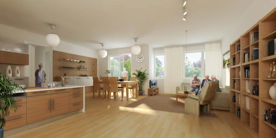 Interior design Stock Illustration