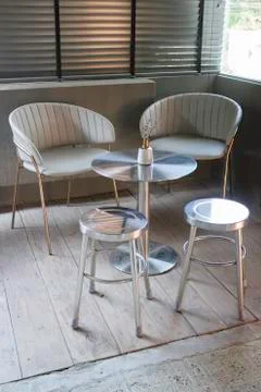 Interior design multipurpose table in modern style Stock-Fotos