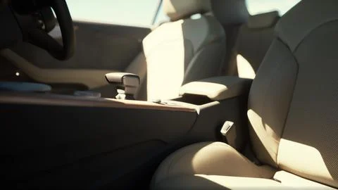 Interior Design of New Car Stockillustratie