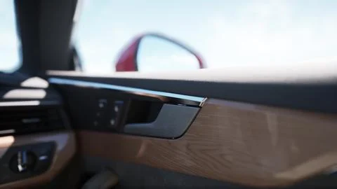 Interior Design of New Car 스톡 일러스트