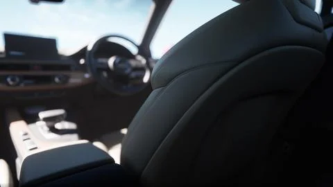 Interior Design of New Car Stockillustratie