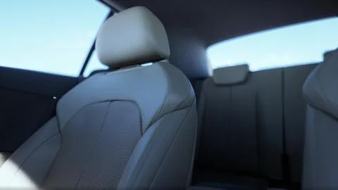 Interior Design of New Car 스톡 일러스트