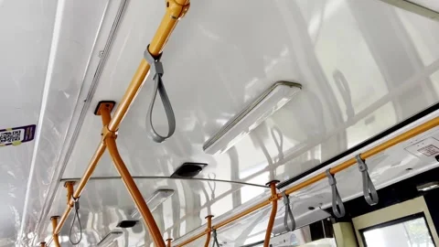 Interior Design of Public Bus Featuring ... | Stock Video | Pond5