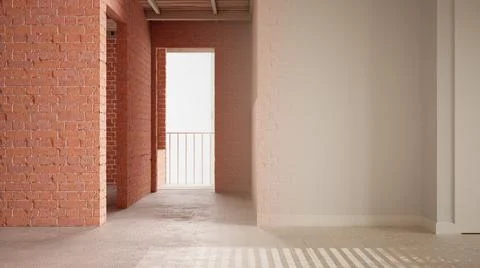 Interior design renovation, before and after, repair, wall painting, ceramic  イラスト素材