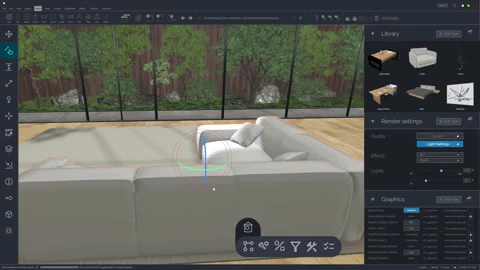 Interior Design Software Screen Replacement Stock Footage 295350427