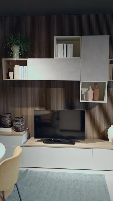 Interior design vertical video Stock Footage 308032929