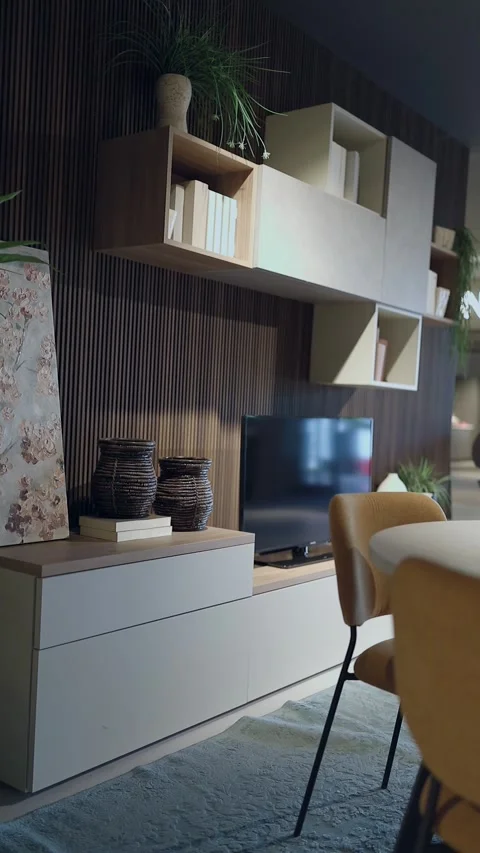 Interior design vertical video Stock Footage 308032940