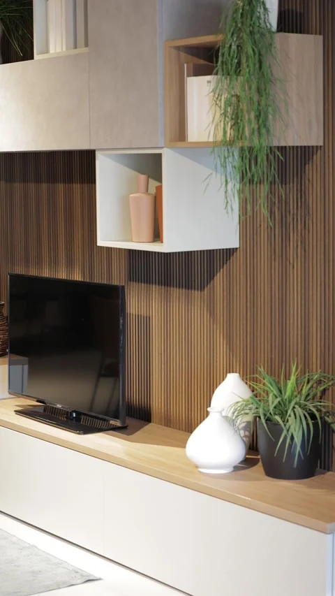 Interior design vertical video Stock Footage 308032948