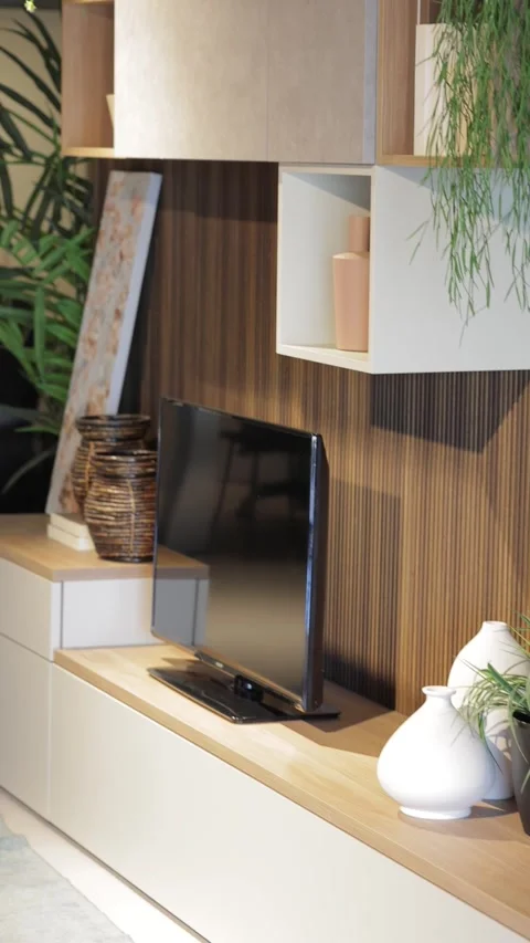 Interior design vertical video Stock Footage 308032950