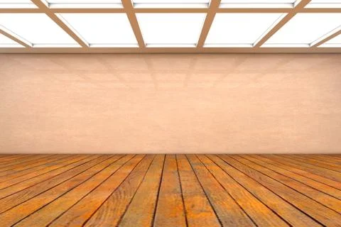 Interior design wall and floor Illustrazione stock