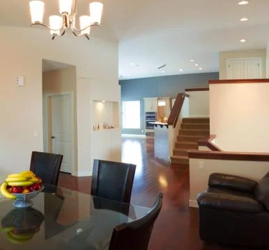 Interior of dining room Stock Photos