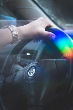 Interior display of a car Stock Photos