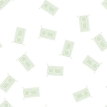 Interior door glyph seamless pattern Illustration