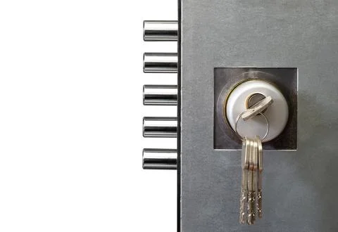 Interior door lock Stock Photos