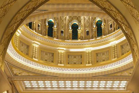 Interior elements inside of a palace. Luxury Stock Photos