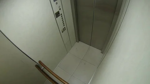 Interior elevator cleaner Stock Footage 77051603