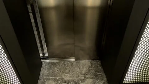Interior Elevator Open Door Stock Footage 339958259