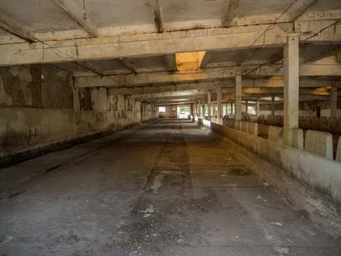 Interior empty, abandoned building 写真素材