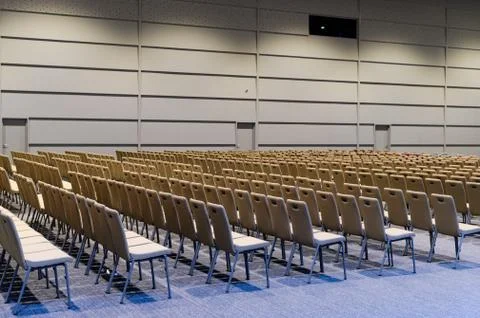 Interior of empty auditorium hall Stock Photos