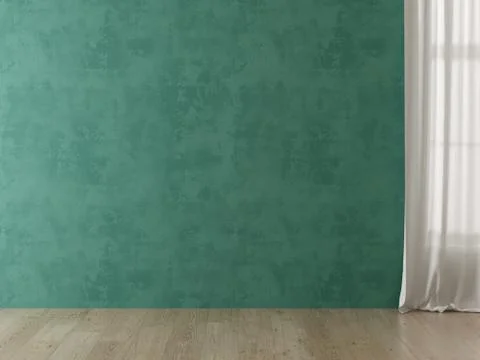 Interior empty room 3D rendering Stock Illustration