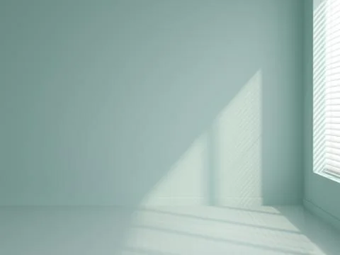 Interior empty room 3D rendering Stock Illustration