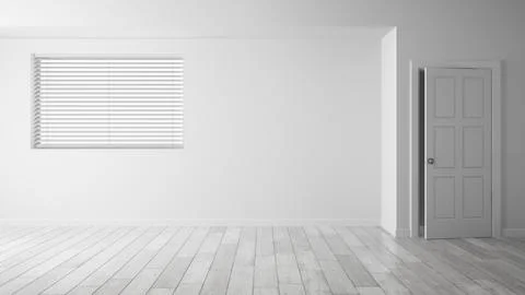 Interior empty room 3D rendering Stock Photos