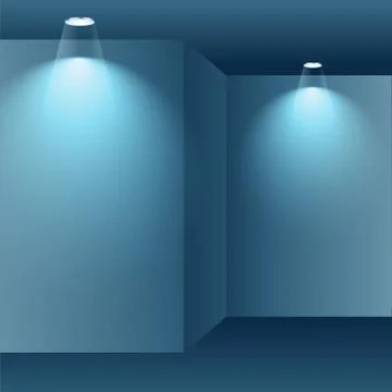Interior empty room Illustrazione stock