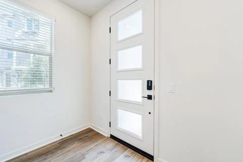 Interior of entry in home Stock Photos