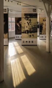 The interior of the exposition of the Netherlands in concentration camp - (Au Stock Photos