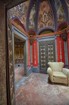 The interior of a fable castle Foto stock