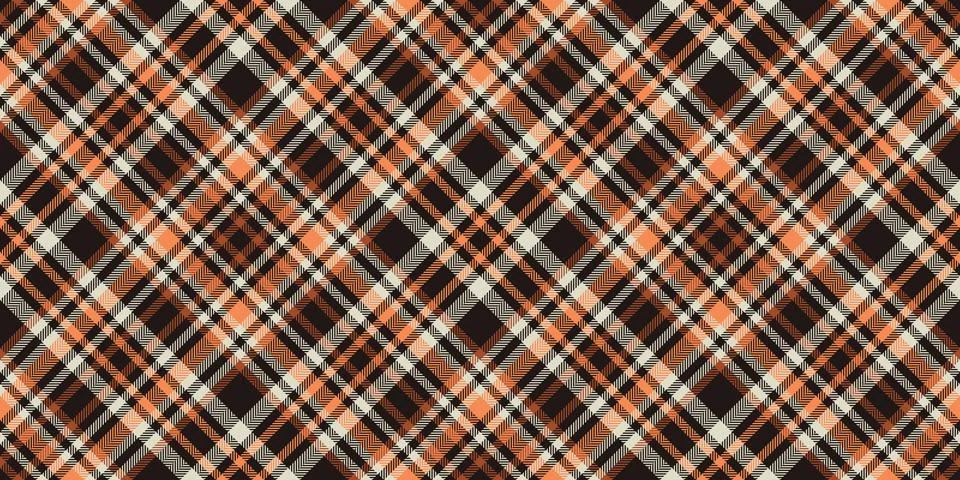 Interior fabric background vector, twill texture check pattern. Trade tarta.. Stock Illustration