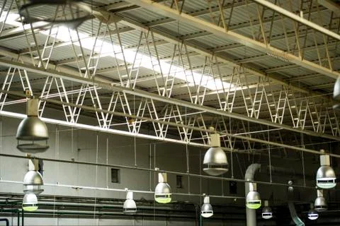 Interior of factory Stock Photos
