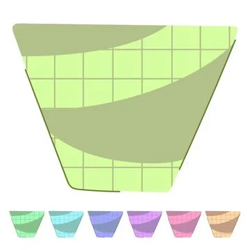 Interior flower pot vector cartoon graphic 스톡 일러스트