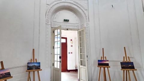 Interior of Fort Nossa Senhora da Graca at Elvas in Alentejo, Portugal. Stock Footage 277682508